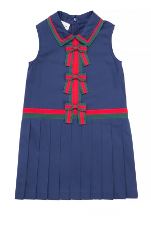 Dress with a pleated bottom, zdjęcie 1 Dress with a pleated bottom od Gucci Kids